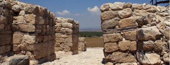 The city gate at Megiddo