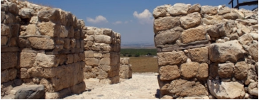 The biblical city of Megiddo