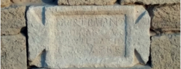 Caesarea - Roman inscription